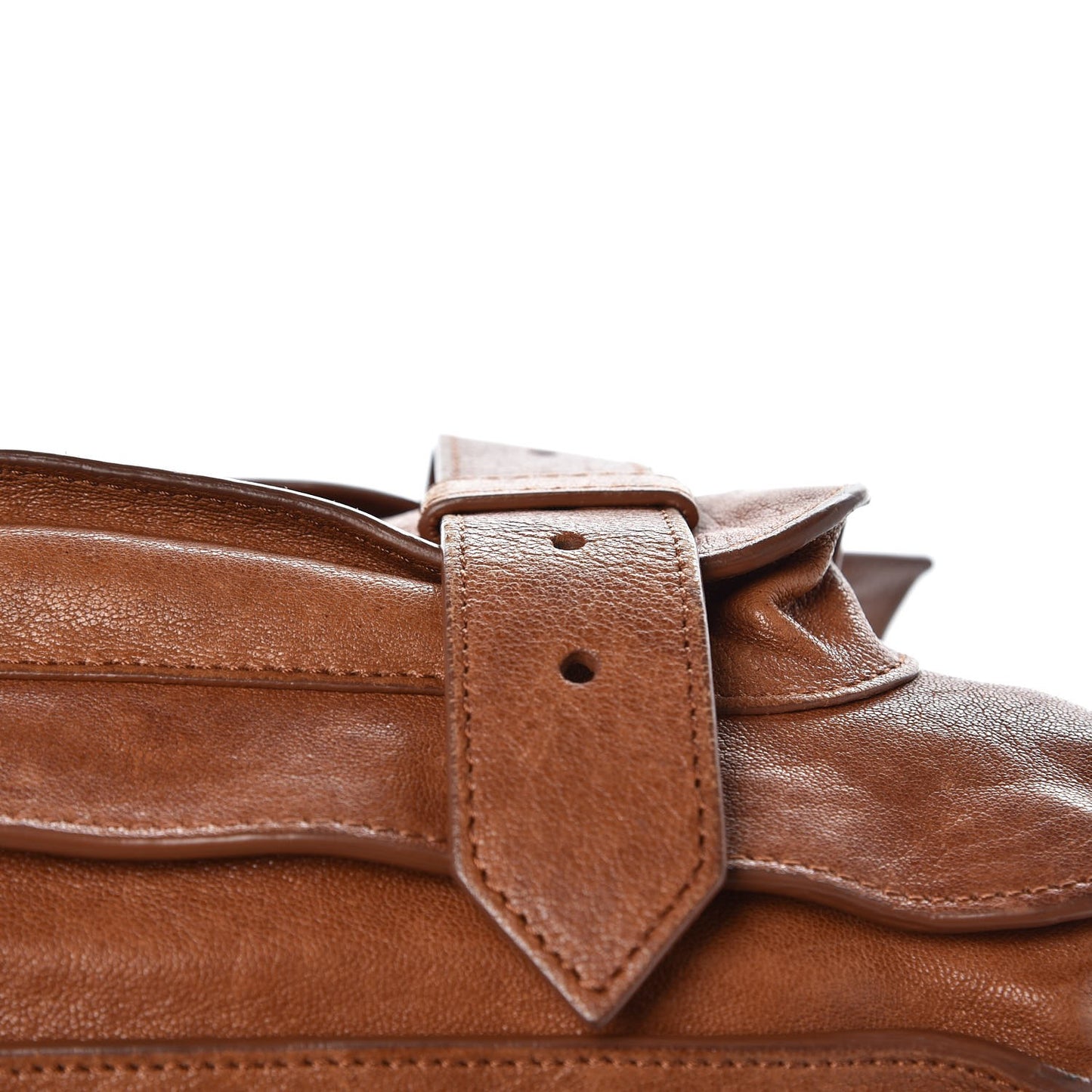 Lambskin Medium PS1 Satchel Saddle