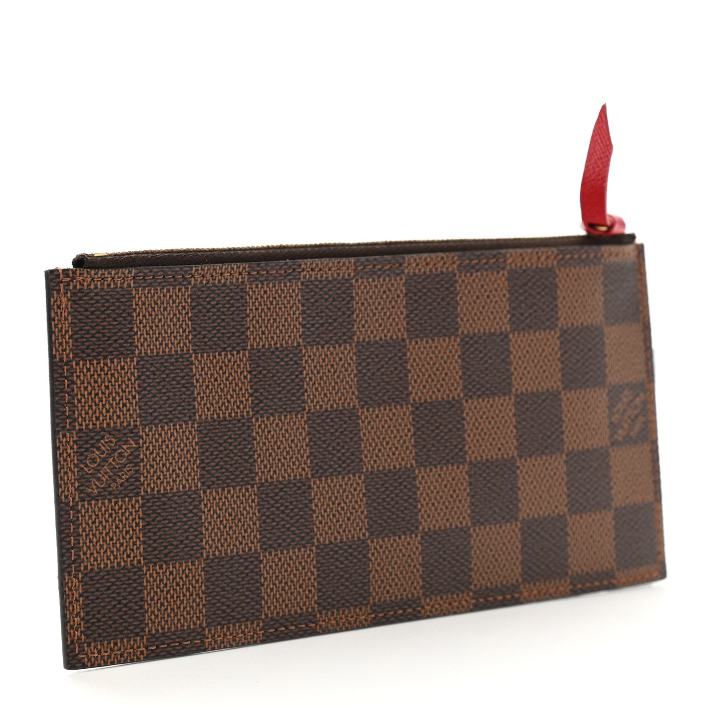 Damier Ebene Felicie Chain Wallet Zippered Insert