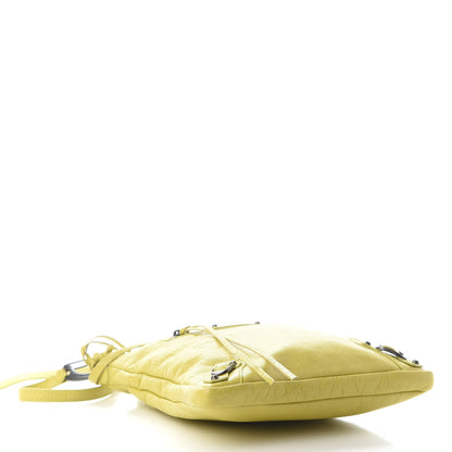 Balenciaga Agneau Classic Hardware Flat Crossbody Jaune Poussin 4 of 9