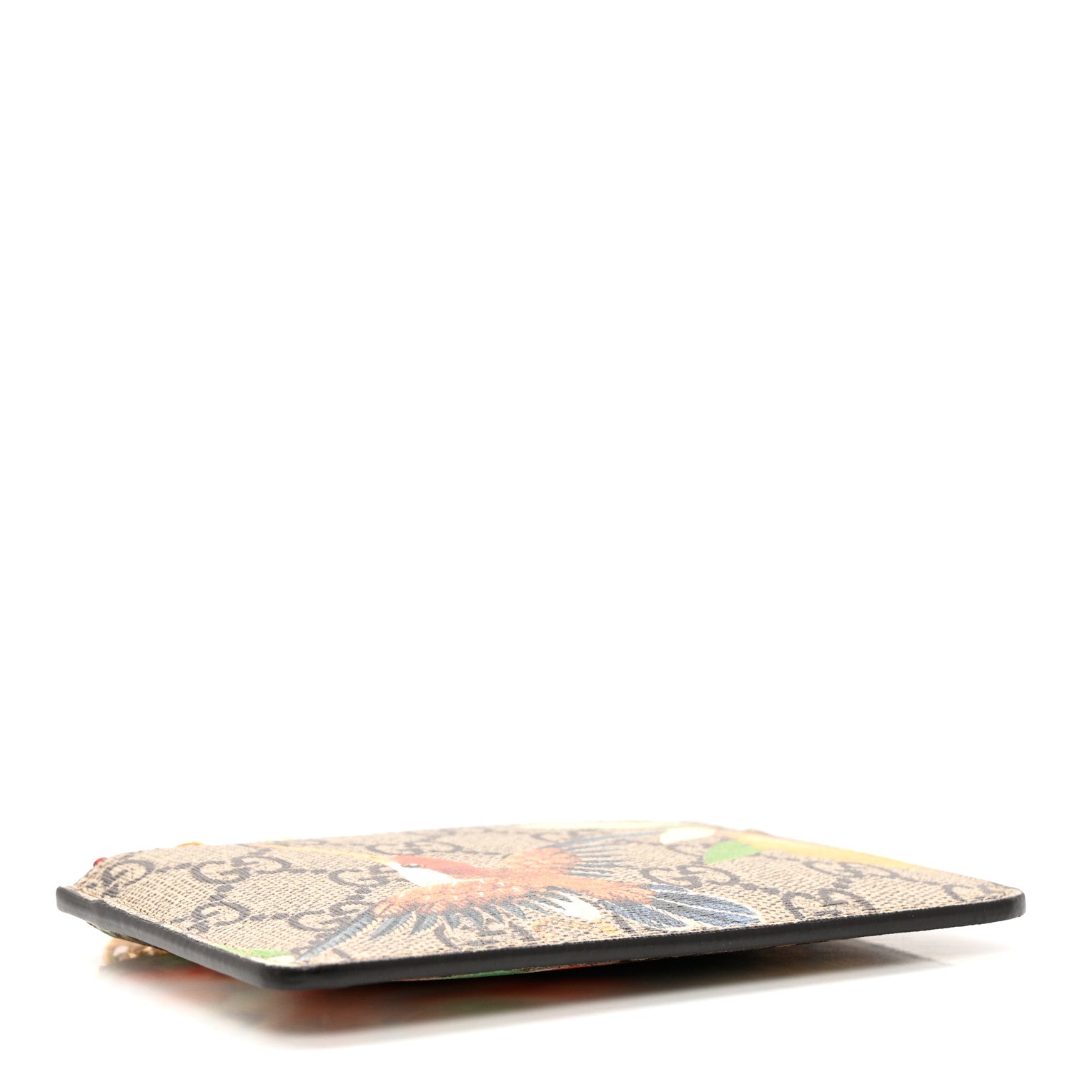 Gucci GG Supreme Monogram Tian Key Case Beige Multicolor Red 4 of 6