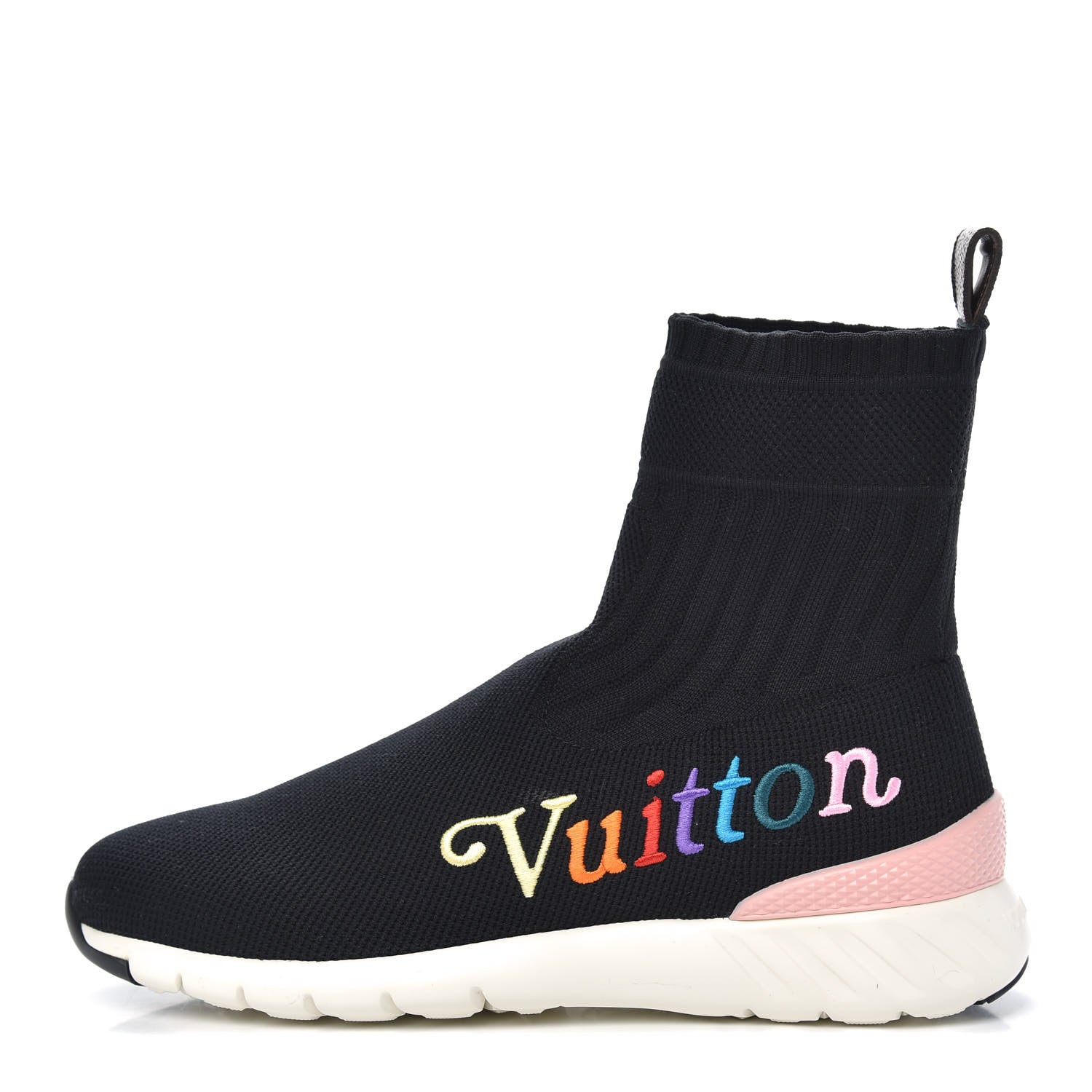 Louis Vuitton Stretch Fabric Aftergame Wave Sneaker Boots 36.5 Black 1 of 8