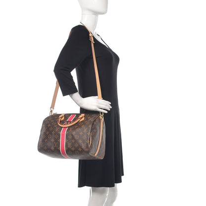Louis Vuitton Monogram My LV Heritage Speedy Bandouliere 30 Fuchsia White 2 of 10