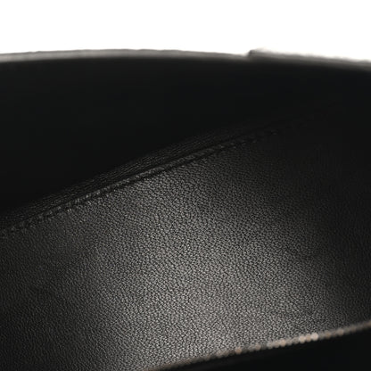 Balenciaga Shiny Calfskin Monochrome Crocodile Embossed Small Hourglass Top Handle Bag Black 4 of 9