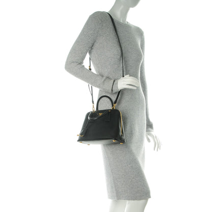 Prada Saffiano Lux Small Promenade Tote Black 2 of 8