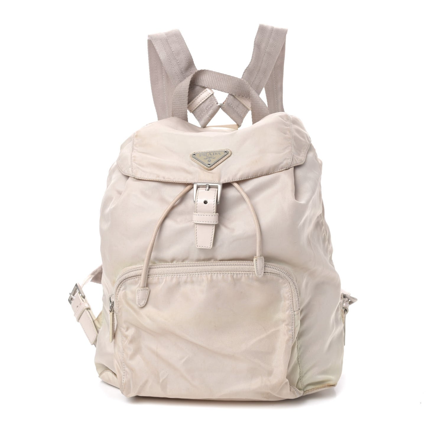Nylon Vela Medium Cinch Backpack Gabbiano