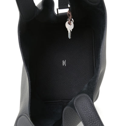 Hermes Taurillon Clemence Picotin Lock 22 MM Black 9 of 10