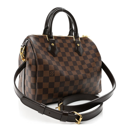 Louis Vuitton Damier Ebene Speedy Bandouliere 25 3 of 10