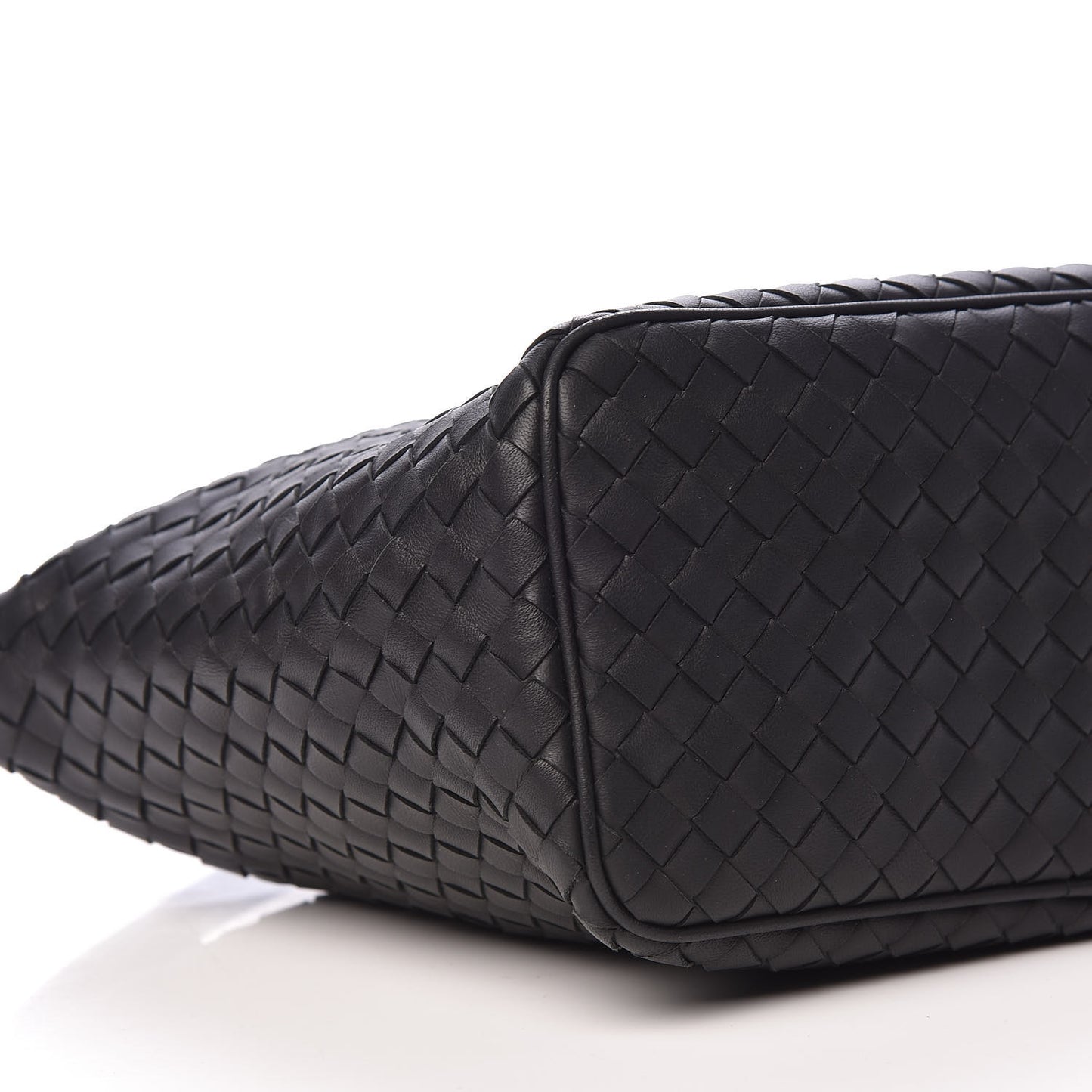 Nappa Intrecciato Small Shoulder Bag Black