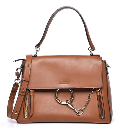Chloe Calfskin Medium Faye Day Shoulder Bag Caramel 1 of 9