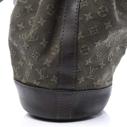 Louis Vuitton Mini Monogram Noelie Kaki 9 of 10