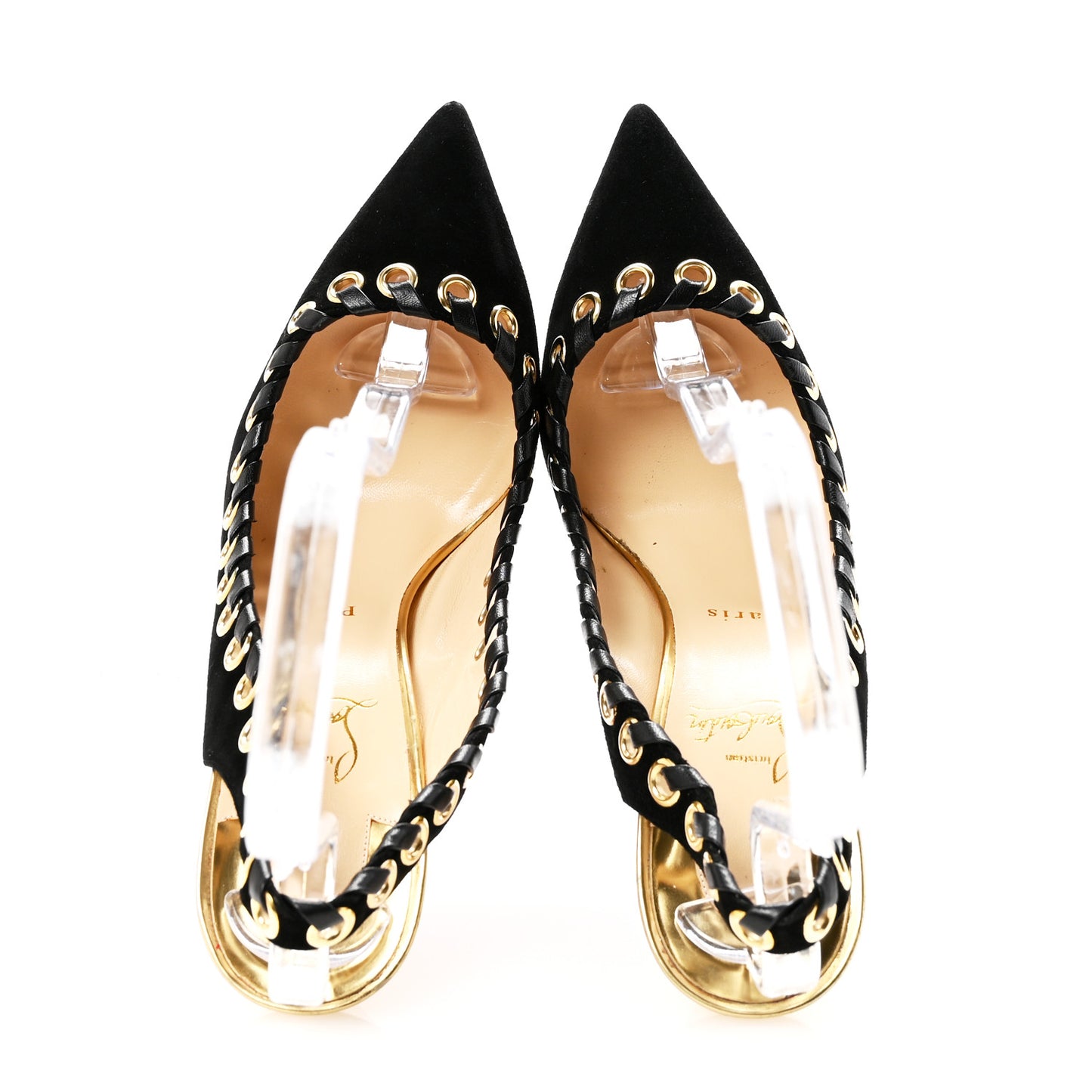 Suede Ostri 100 Slingback Pumps 41 Black