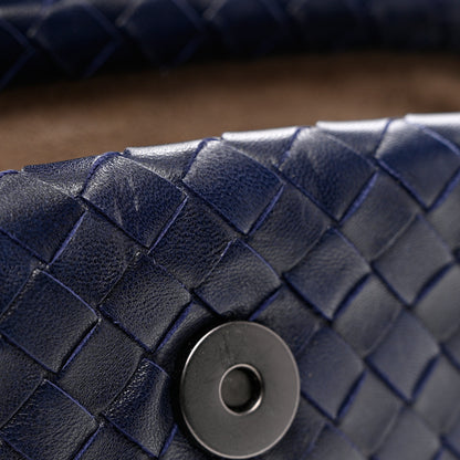 Bottega Veneta Nappa Intrecciato The Lauren 1980 Clutch Cobalt 9 of 10