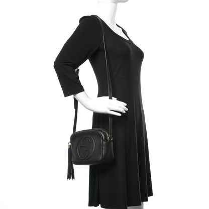 Gucci Pebbled Calfskin Small Soho Disco Bag Black 2 of 9