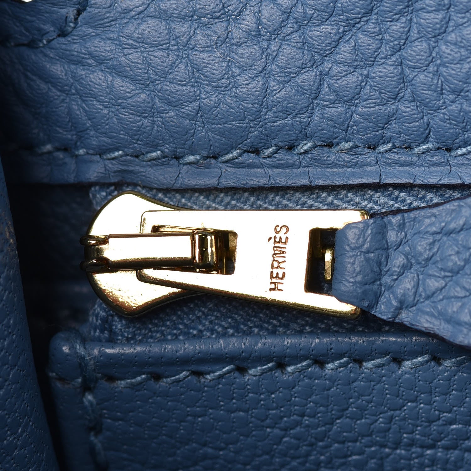 Hermes Togo Kelly Retourne 25 Azur 15 of 31