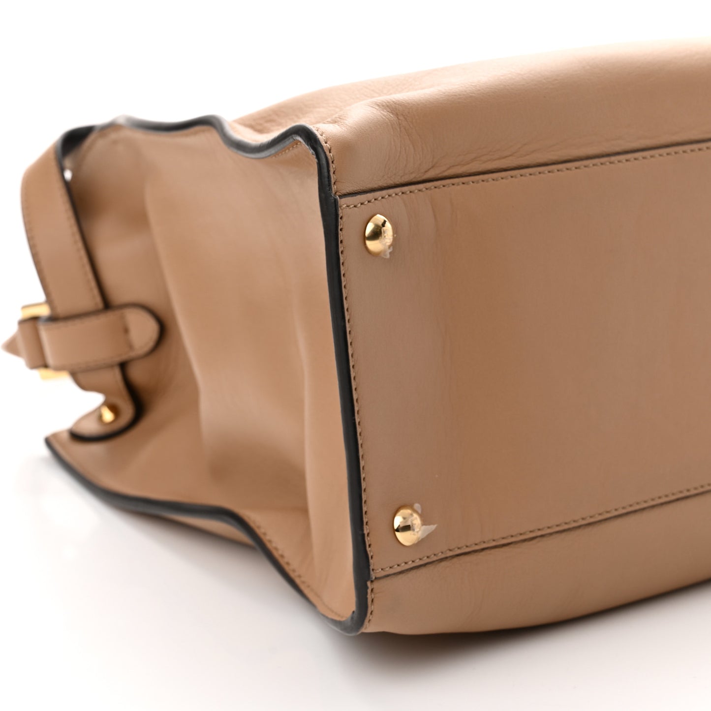 Vitello Seta Nabuk Pequin Large Peekaboo X-Lite Cuoio Tobacco Moro