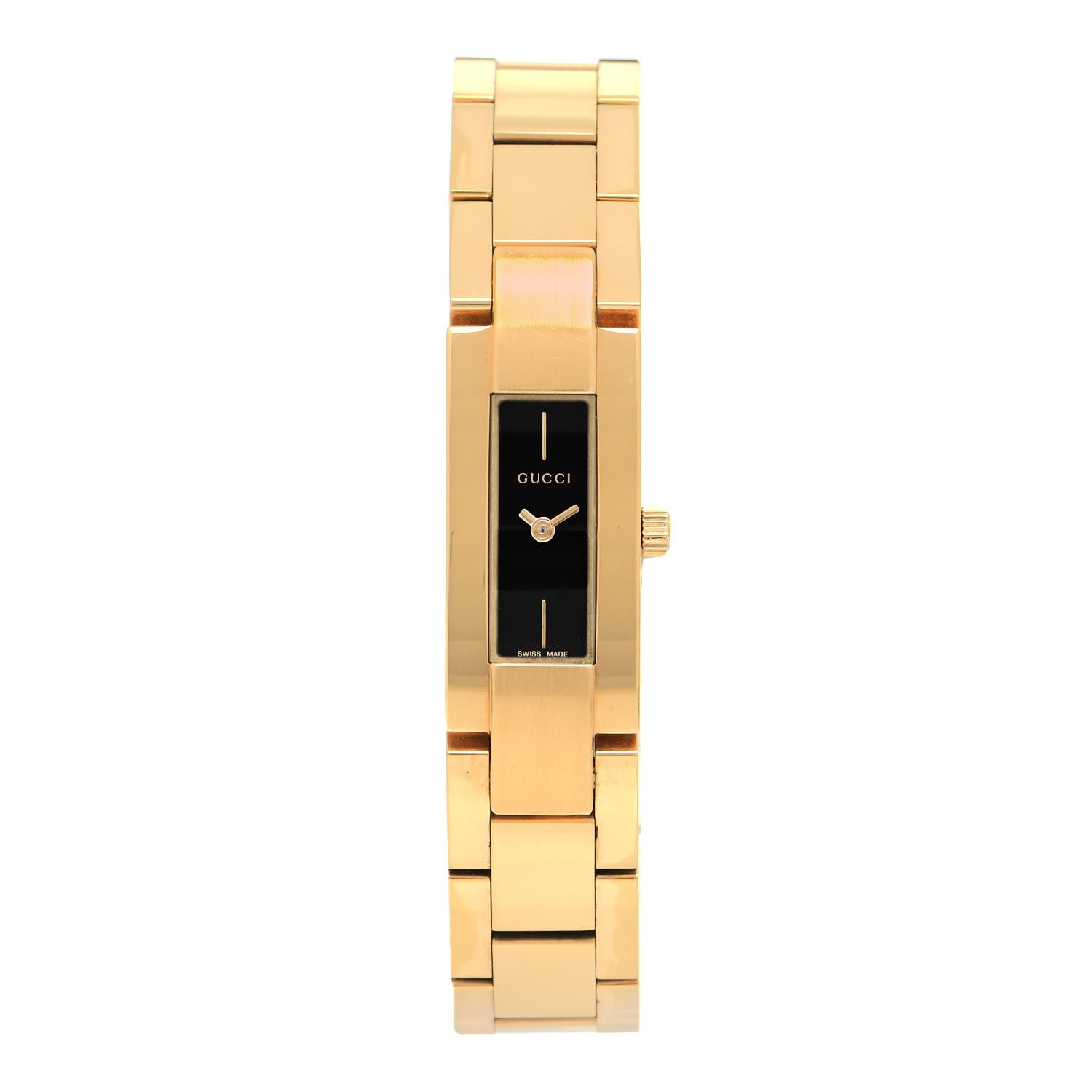 Gucci Stainless Steel 13mm 4600L Quartz Watch Black 1 of 4