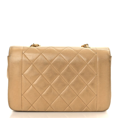 Chanel Lambskin Quilted Small Single Flap Beige 12 of 14