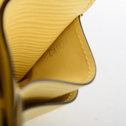 Louis Vuitton Epi Sarah Wallet NM Jaune Pale 7 of 7