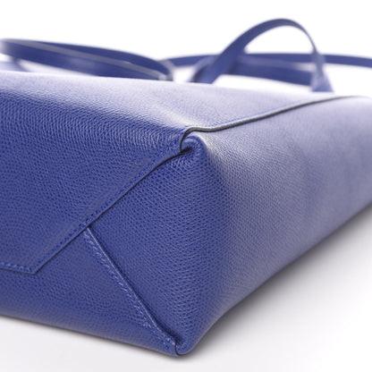 Celine Grained Calfskin Small Vertical Cabas Indigo 10 of 10