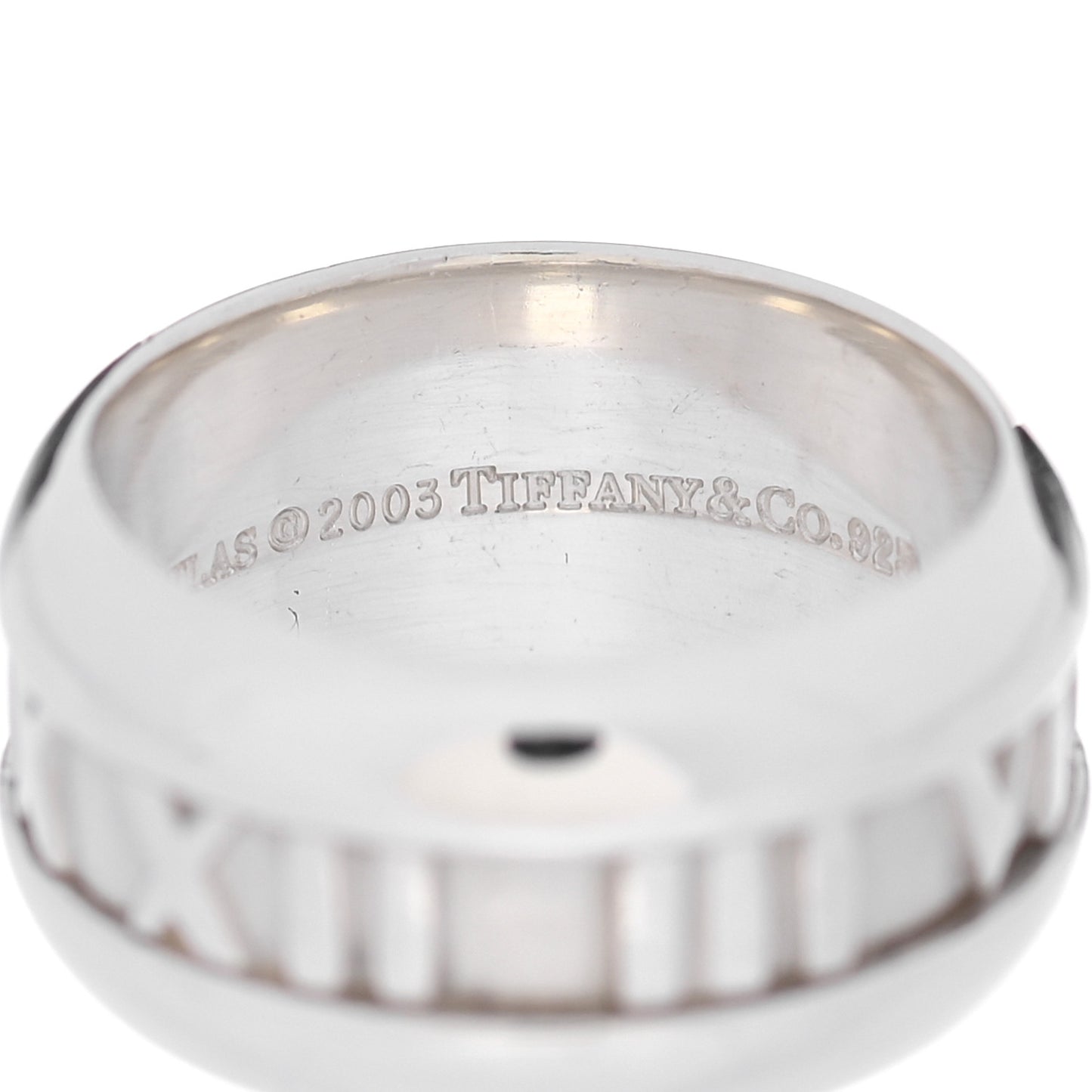 Sterling Silver Atlas Band Ring 47 4.25