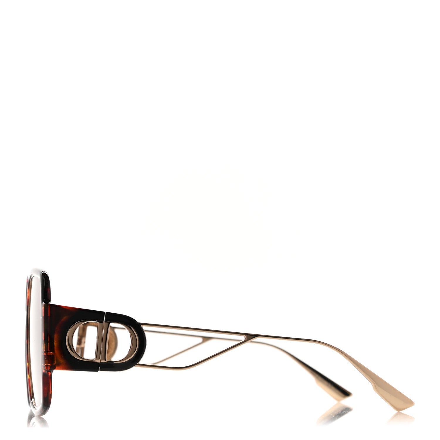 Christian Dior Acetate Square 30 Montaigne 2 Sunglasses Tortoise 3 of 10