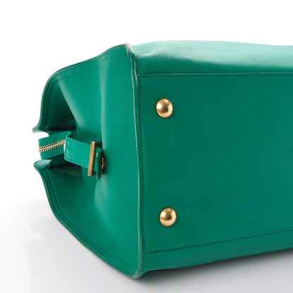 Saint Laurent Calfskin Medium Classic Y Cabas Green 12 of 14