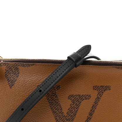 Louis Vuitton Reverse Monogram Giant Double Zip Pochette 7 of 10