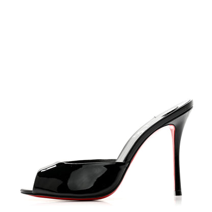 Christian Louboutin Patent Me Dolly 100 Sandals 37.5 Black 1 of 9