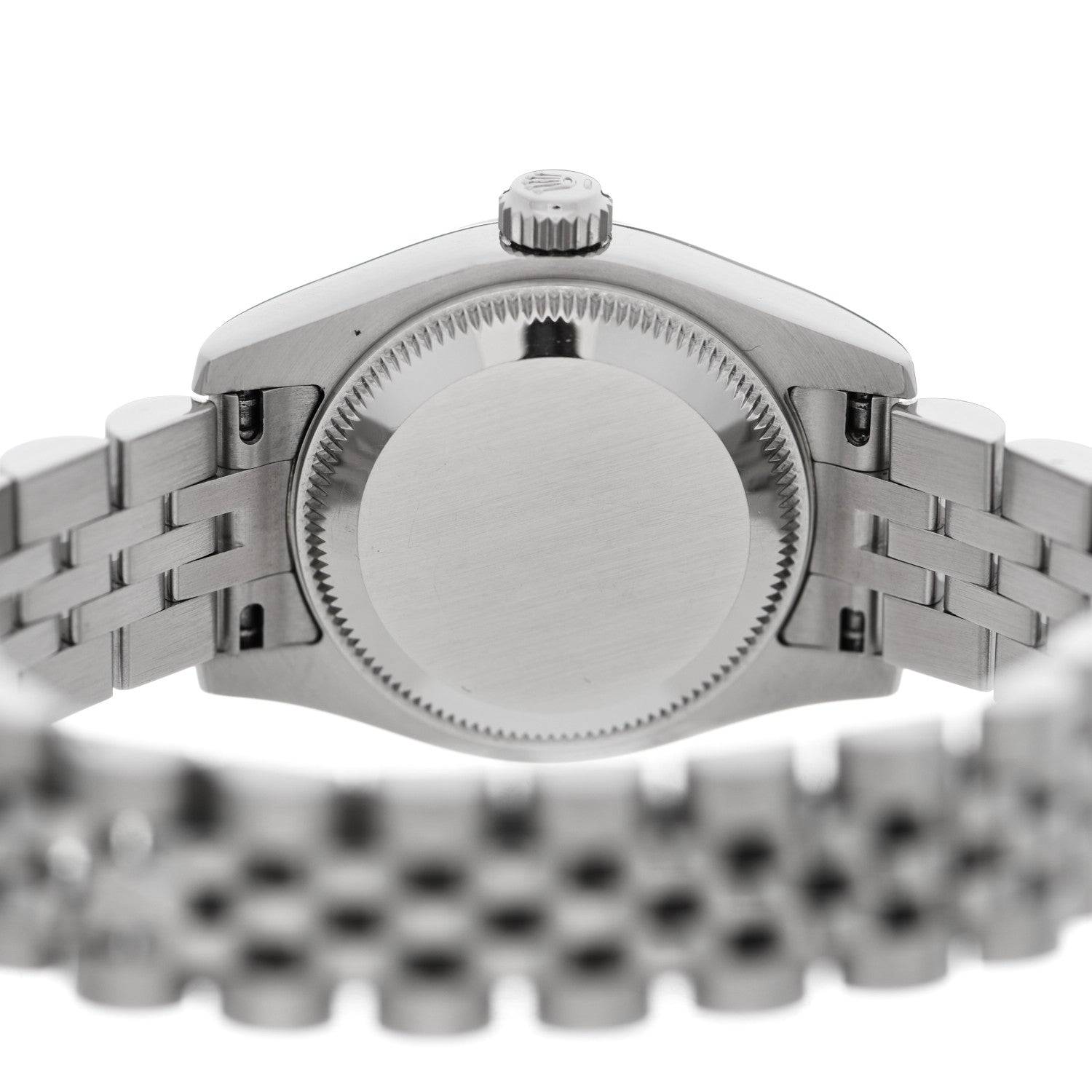 Rolex Stainless Steel 18K White Gold Diamond 26mm Oyster Perpetual Datejust Watch Silver 179174 4 of 4