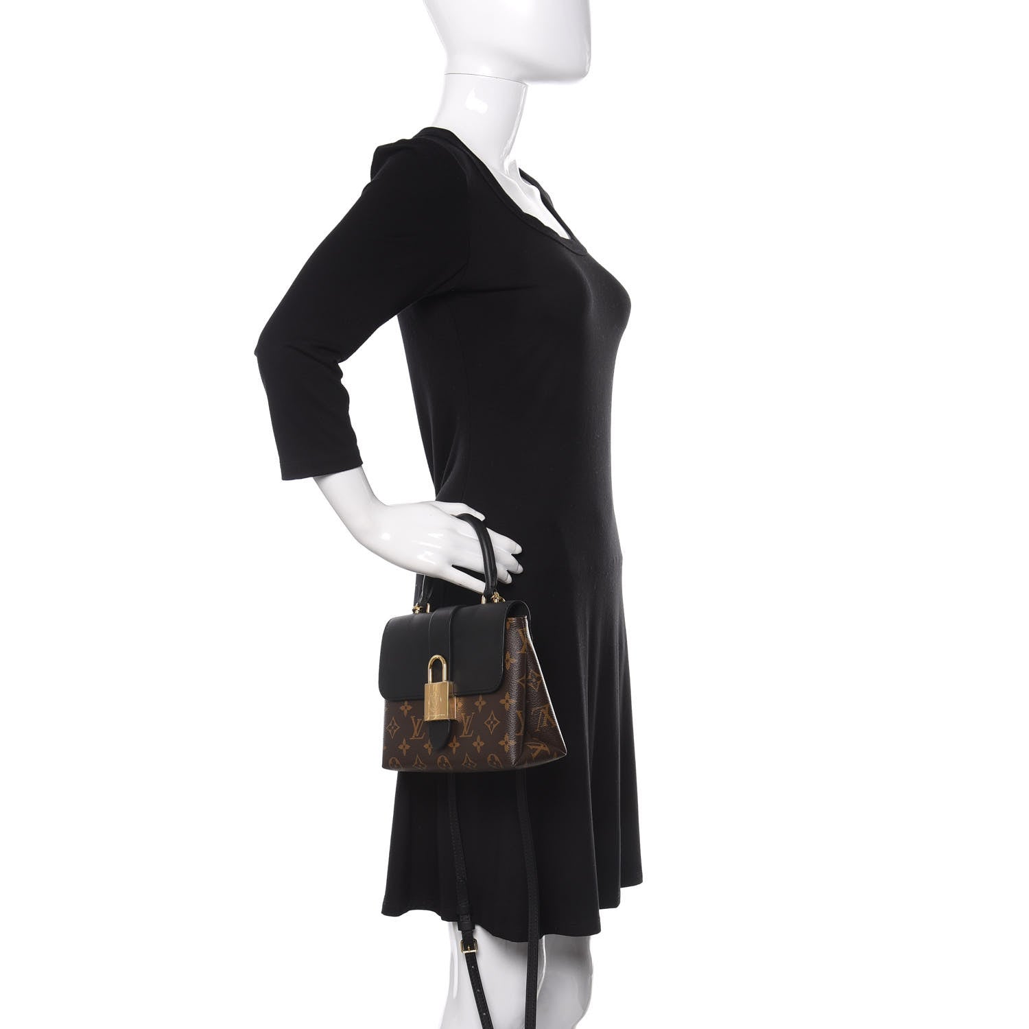 Louis Vuitton Monogram Locky BB Black 3 of 10