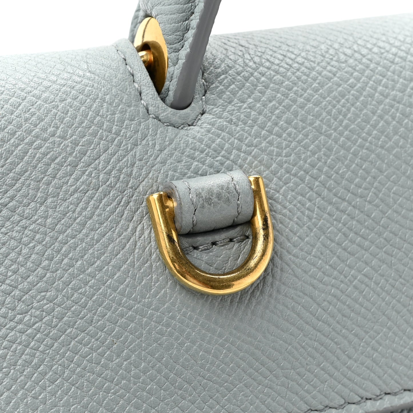 Grained Calfskin Mini Belt Bag Cloud
