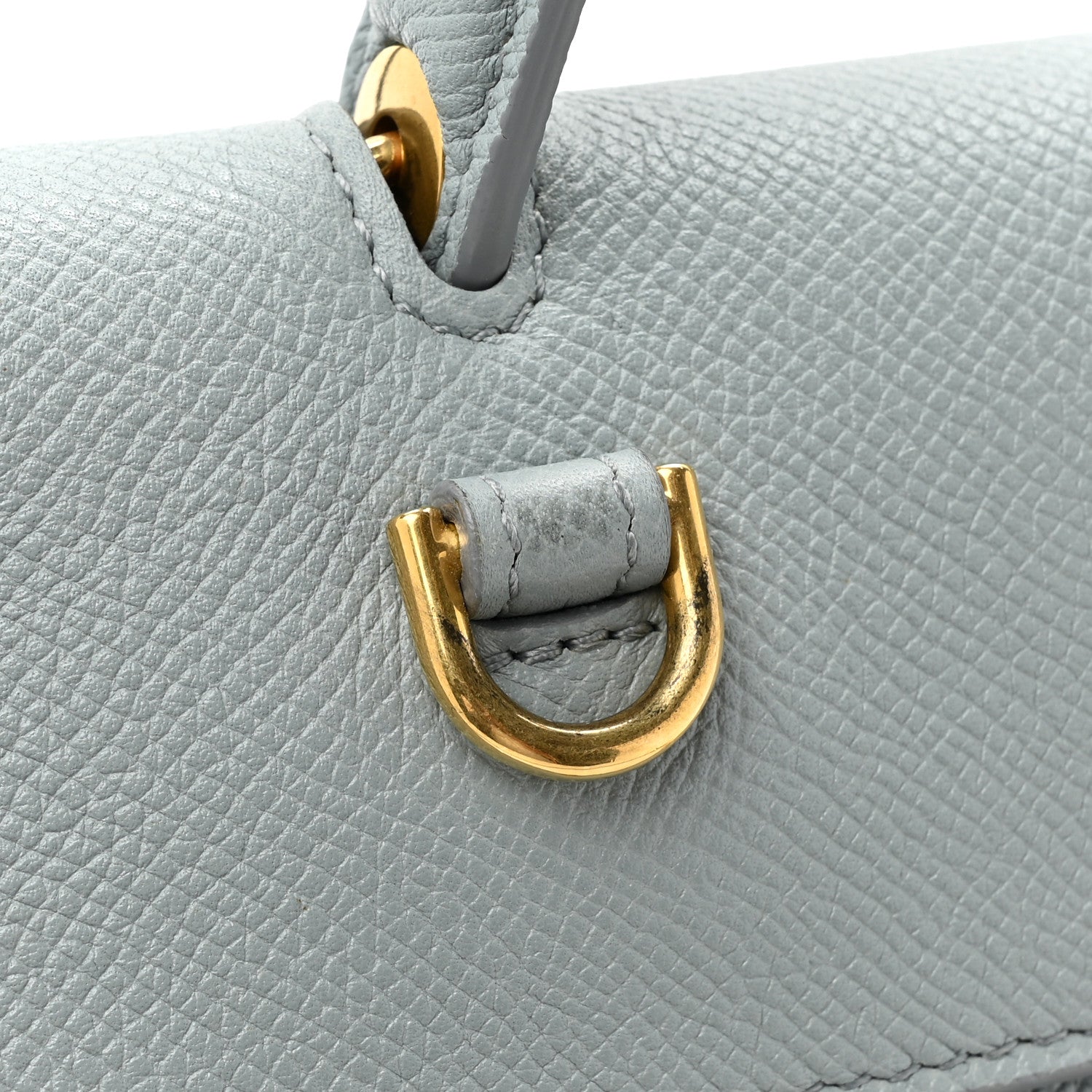 Celine Grained Calfskin Mini Belt Bag Cloud 12 of 17