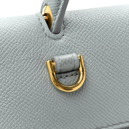 Celine Grained Calfskin Mini Belt Bag Cloud 12 of 17
