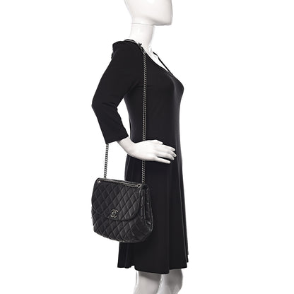 Chanel Lambskin Quilted Small Daily Supple Flap Black 2 of 12
