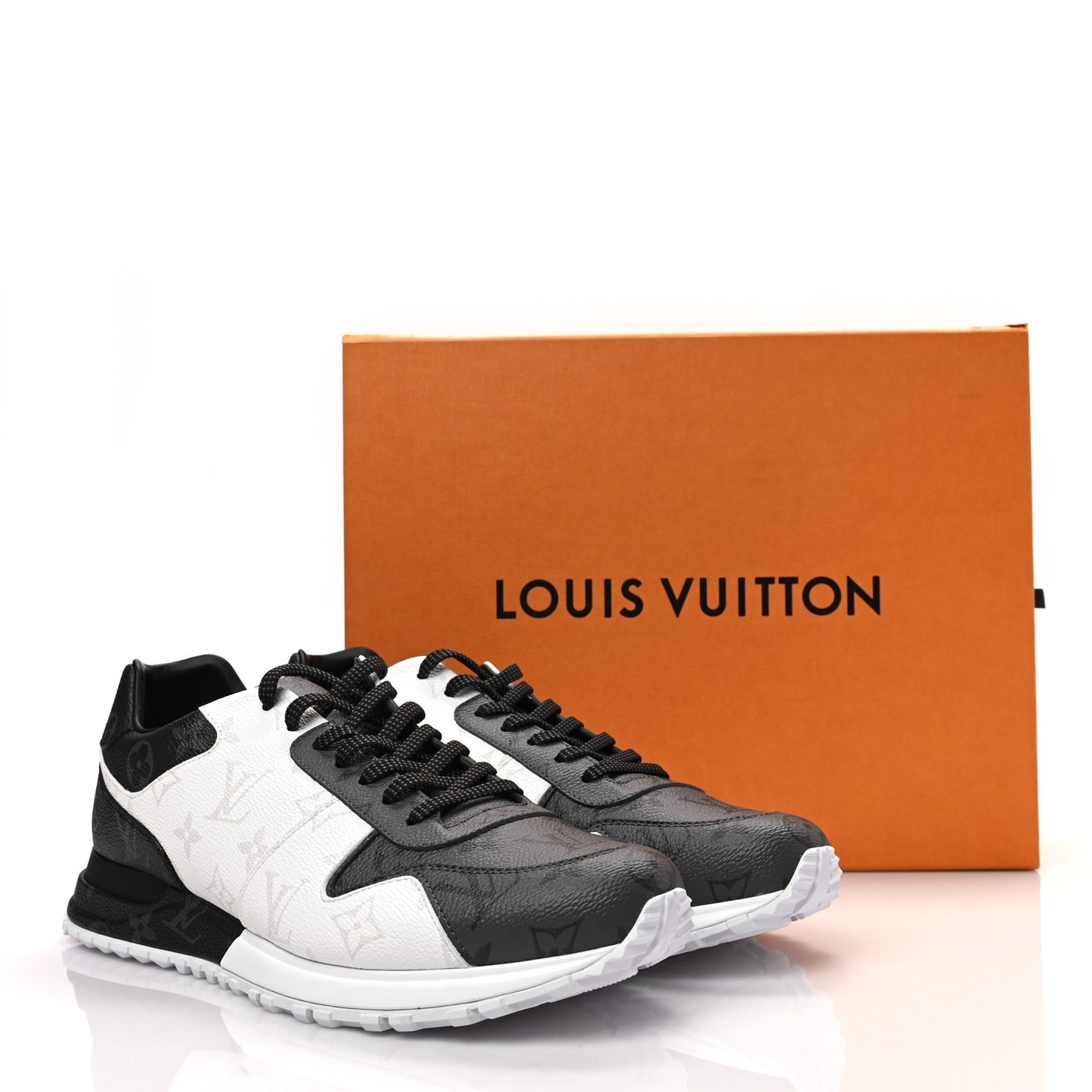Monogram Eclipse Ice Reverse Mens Run Away Sneakers 9