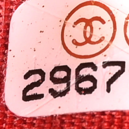 Chanel Caviar Quilted Boy Card Holder Red 8 of 13