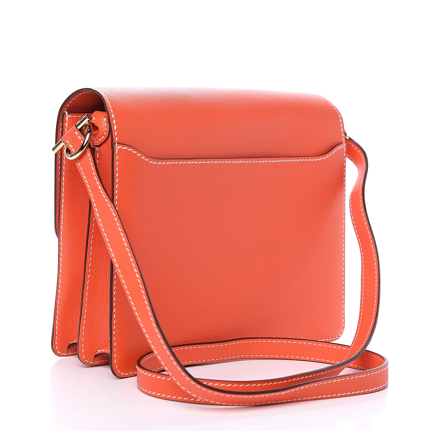 Hermes Evercolor Sac Roulis 23 Orange Poppy 2 of 7