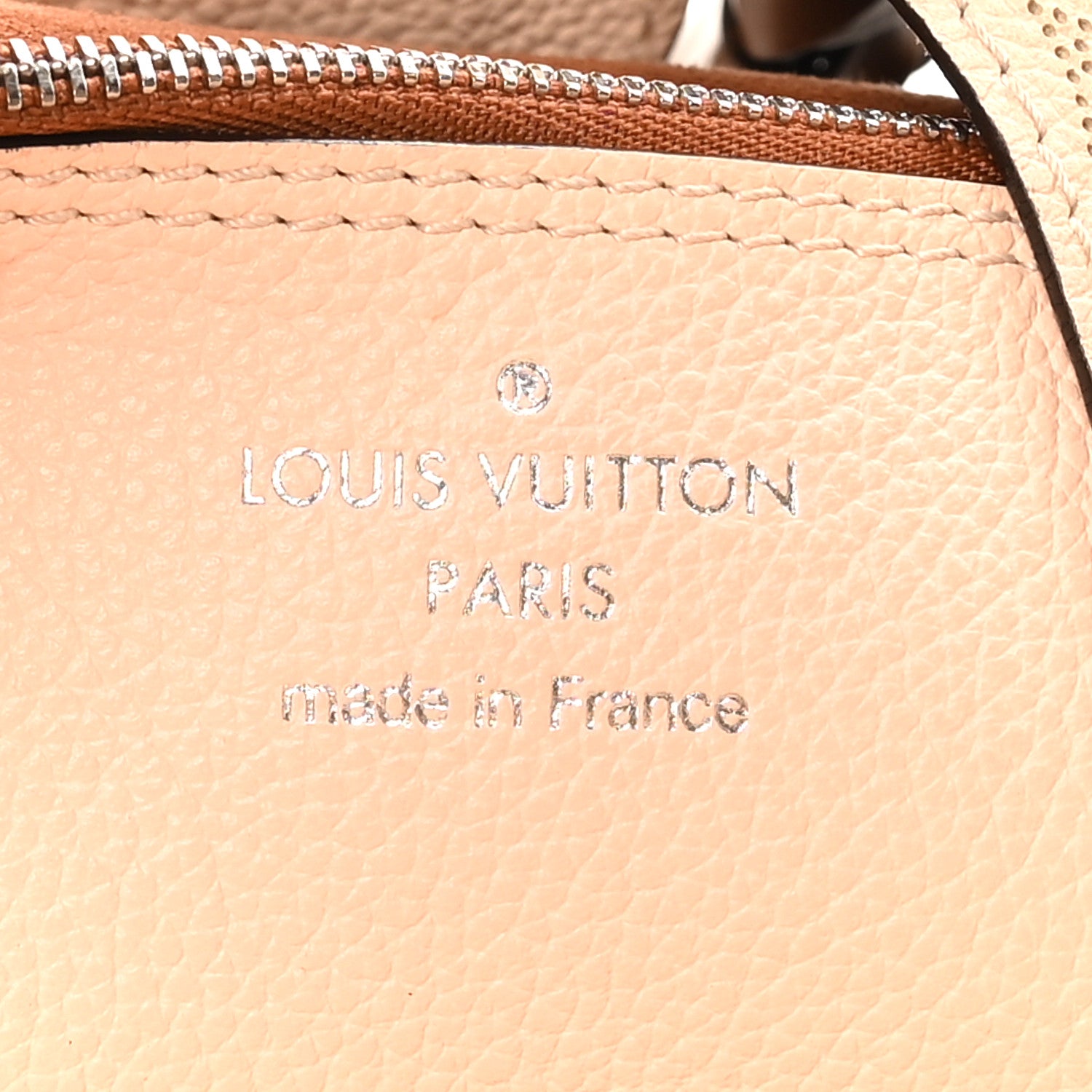Louis Vuitton Mahina Carmel Hobo Creme 6 of 9