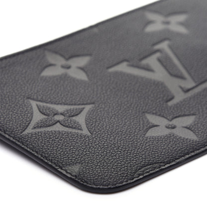 Louis Vuitton Empreinte Monogram Giant Neverfull MM Pochette Black 6 of 9