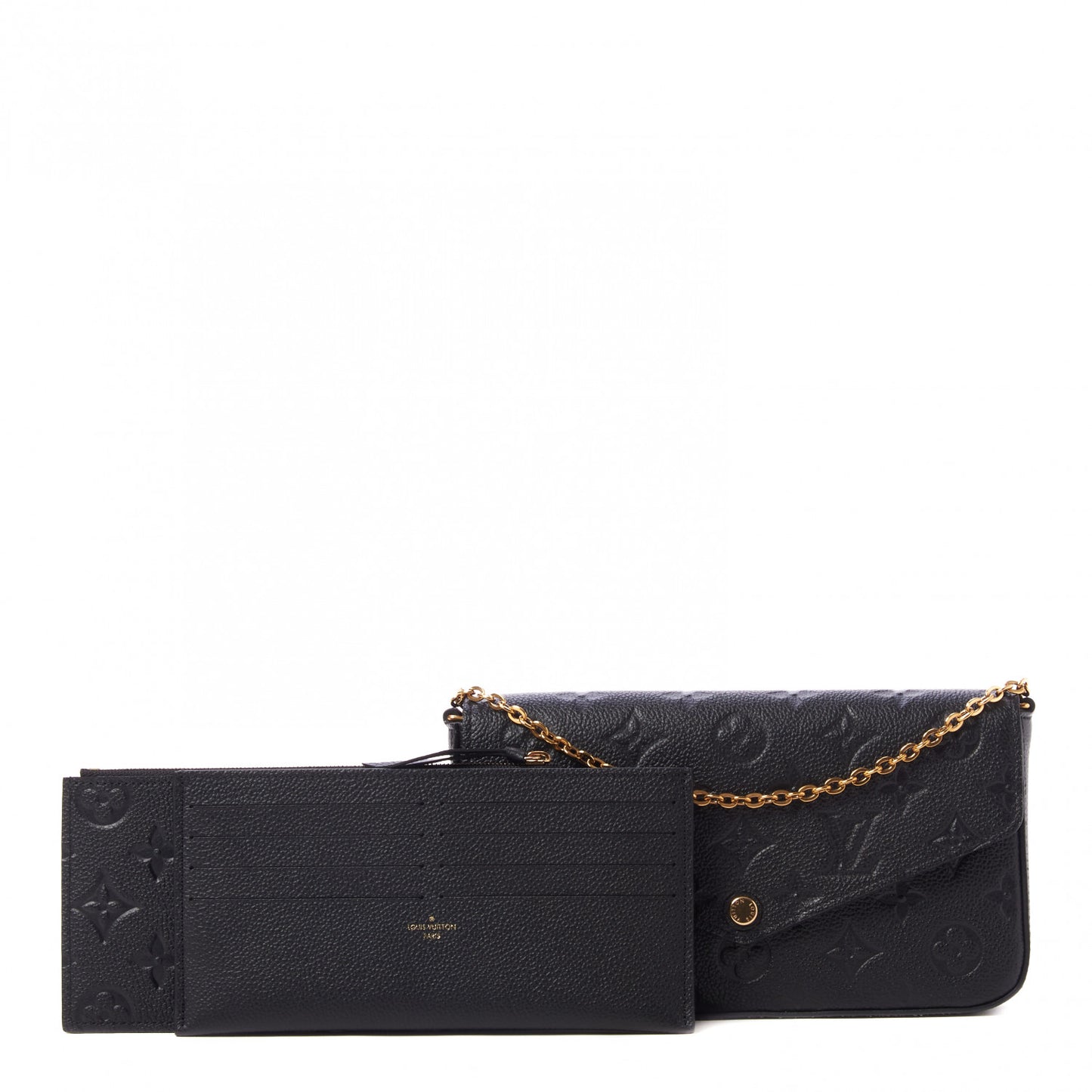 Empreinte Pochette Felicie Chain Wallet Black