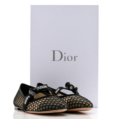Christian Dior Resille Ribbon Miss J'Adior Ballet Flat 39.5 Black 8 of 8