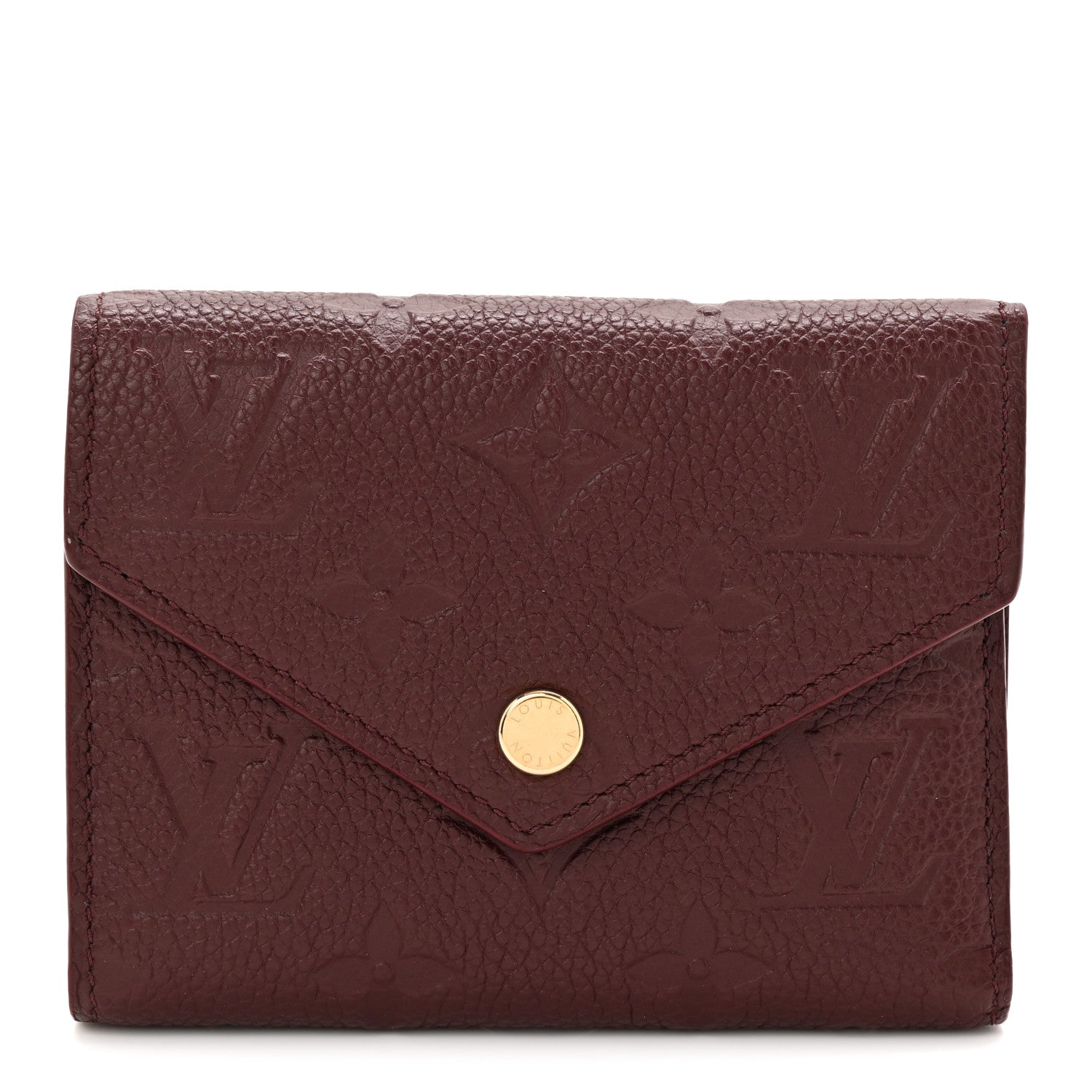 Louis Vuitton Empreinte Victorine Wallet Wine 1 of 7