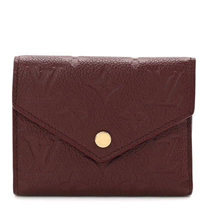 Louis Vuitton Empreinte Victorine Wallet Wine 1 of 7