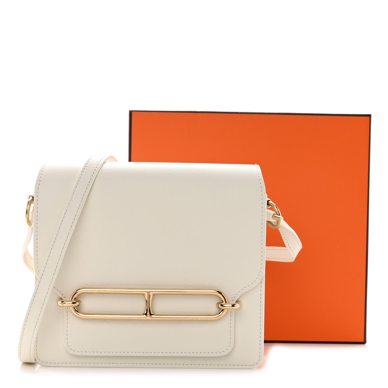 Hermes Evercolor Mini Sac Roulis White 11 of 11