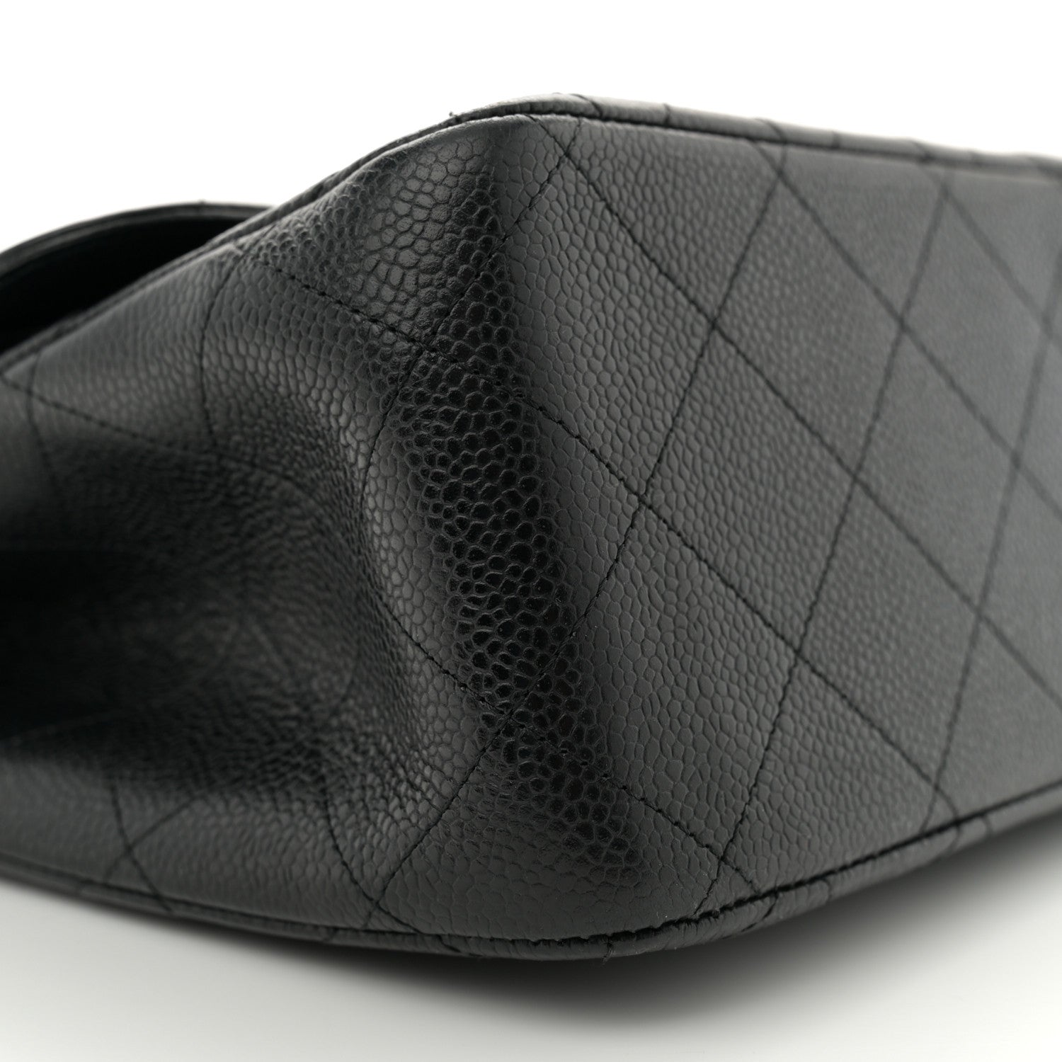 Chanel Caviar Quilted Jumbo Double Flap Black 9 of 11