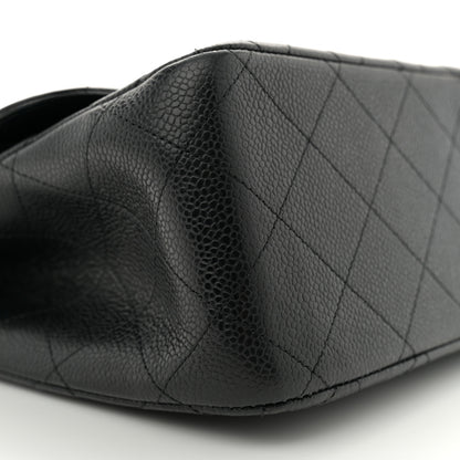 Chanel Caviar Quilted Jumbo Double Flap Black 9 of 11
