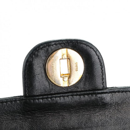 Chanel Lambskin Quilted Medium Bijoux Chain Double Flap Black 7 of 11