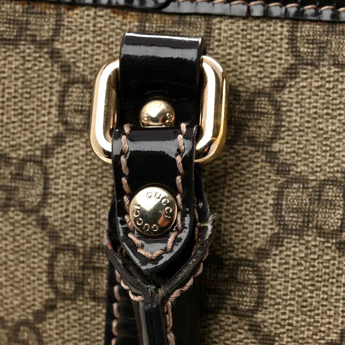 GG Plus Monogram Large Joy Tote Tote Dark Brown