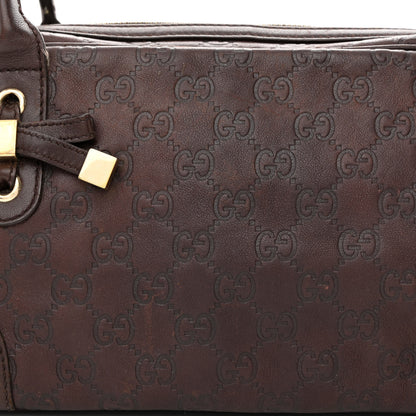 Gucci Guccissima Small Princy Satchel Brown 13 of 21
