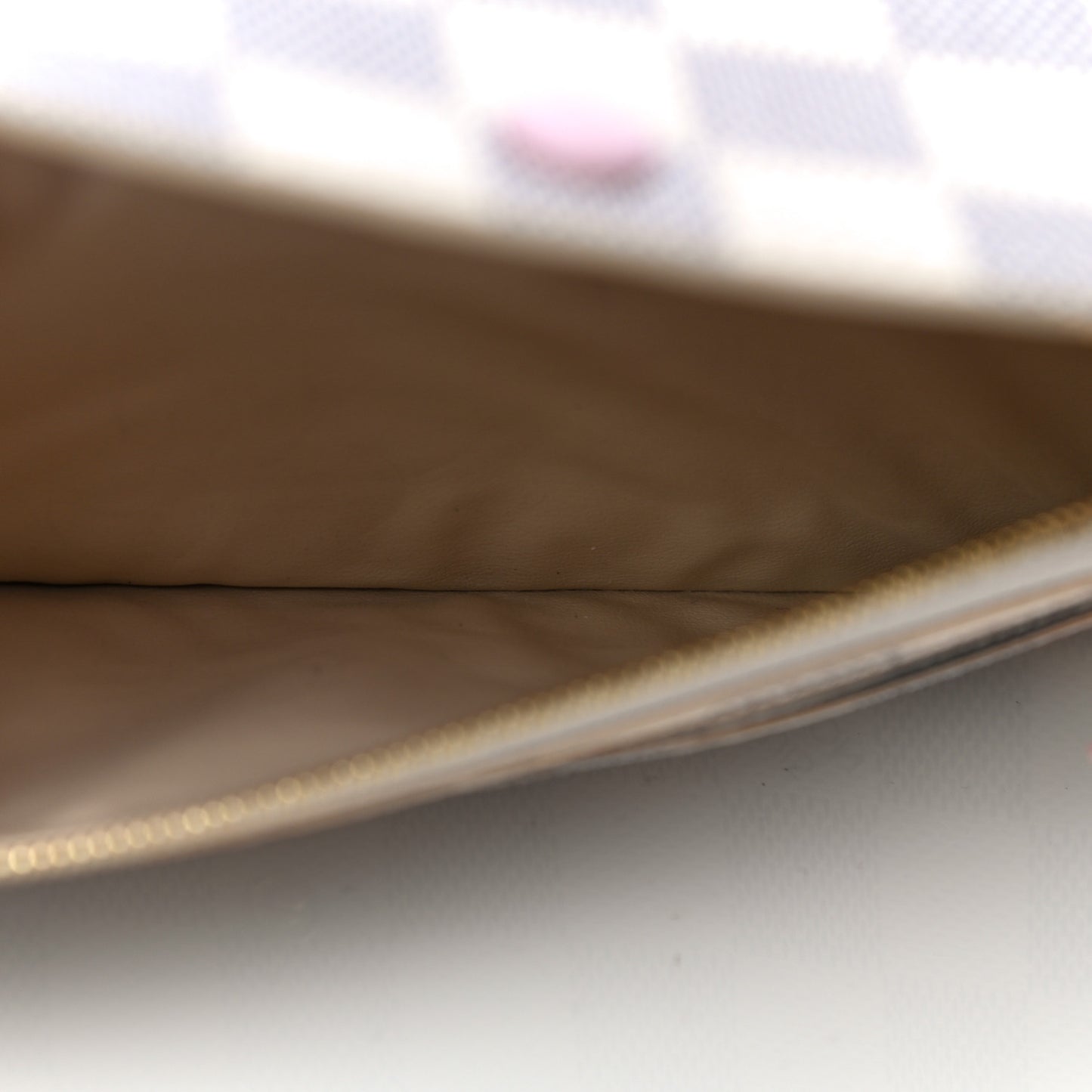 Damier Azur Emilie Wallet Rose Ballerine